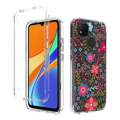 DUAL ART Odolný kryt Xiaomi Redmi 9C FLOWERS