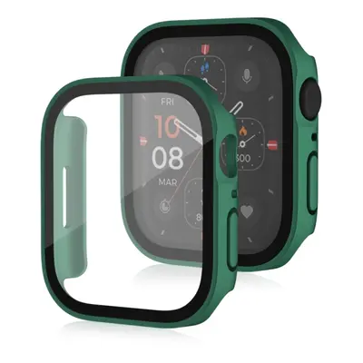 PC FULL COVER Plastový kryt so sklom pre Apple Watch SE / SE / SE (40mm) zelený