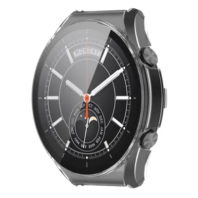 Plastový kryt s ochranným sklem pro Xiaomi Watch S1 průhledný