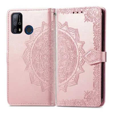 ART Peněženkový kryt Oukitel C23 Pro ORNAMENT růžový