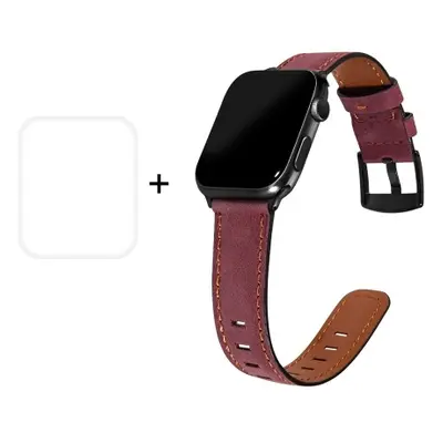 ENKAY Řemínek + Ochranná fólie Apple Watch / SE / 5/4 40mm fialový