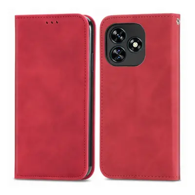 MAGNETIC Zaklápěcí kryt pro Oukitel C51 červený