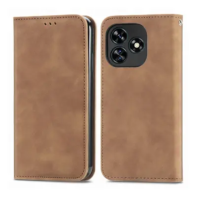 MAGNETIC Zaklápěcí kryt pro Oukitel C51 hnědý