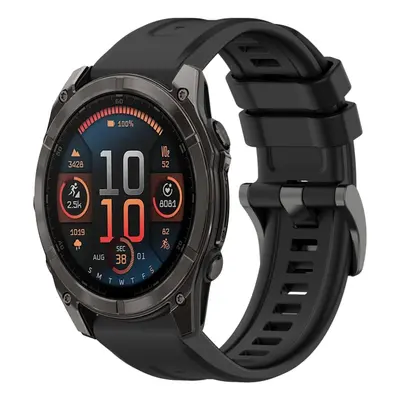 SILICONE Vyměnitelný řemínek pro Garmin Fenix 47mm černý