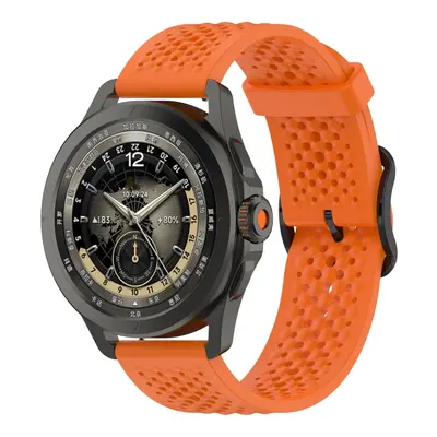 AIRY Silikonový řemínek pro Xiaomi Watch S4 Sport oranžový