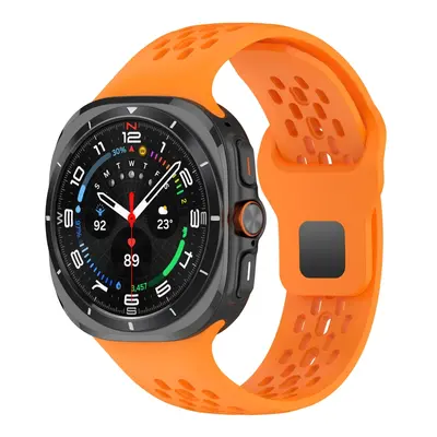 AIRY Silikonový řemínek pro Samsung Galaxy Watch Ultra 47mm oranžový