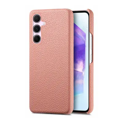 LEATHER CASE Ochranný kryt pro Samsung Galaxy A55 5G růžový