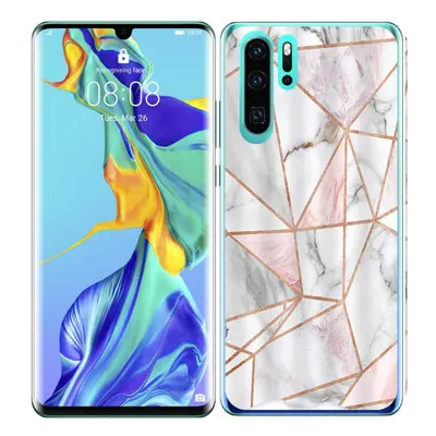 MY ART Ochranný obal Huawei P30 Pro PINK MARBLE (143)
