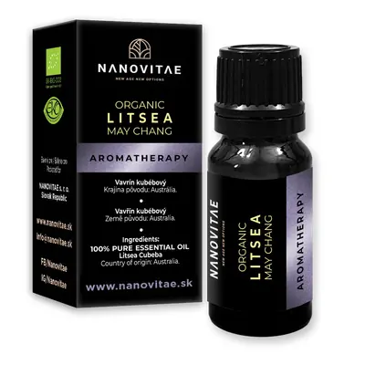 NANOVITAE LITSEA (MAY CHANG) esenciální olej - ORGANIC quality 10ml