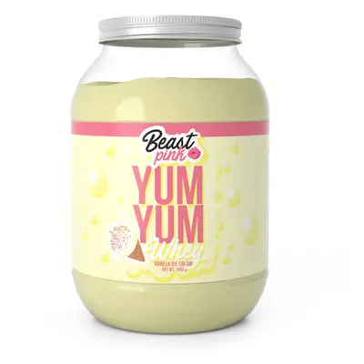 GymBeam Yum Yum Whey - BeastPink Vanilková zmrzlina 1kg