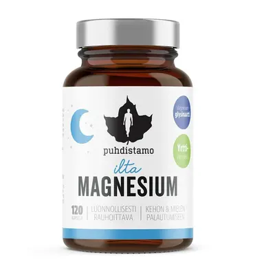 Puhdistamo Night Magnesium (Hořčík) 120 kapslí