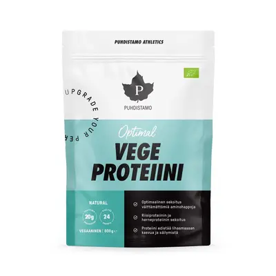 Puhdistamo Optimal Vegan Protein BIO natural 600g