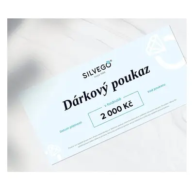 SILVEGO Dárkový poukaz 2000,- Kč ER839
