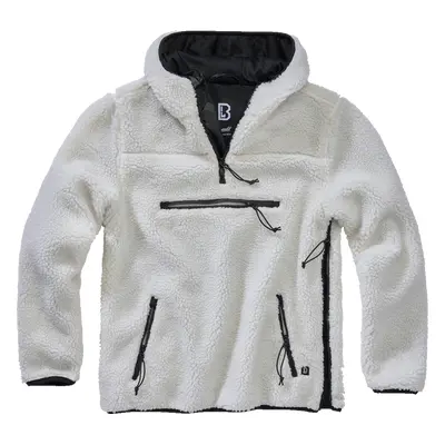 Brandit Pulovr Teddyfleece Worker Pullover bílý