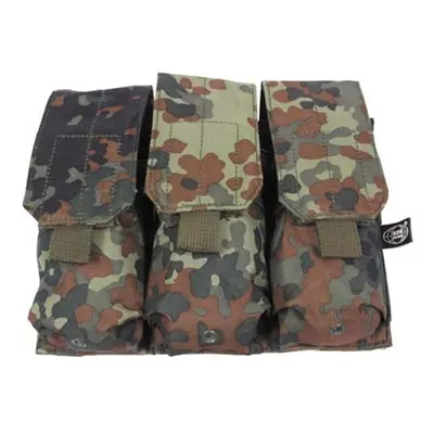 Pouzdro MOLLE na 3 zásobníky flecktarn