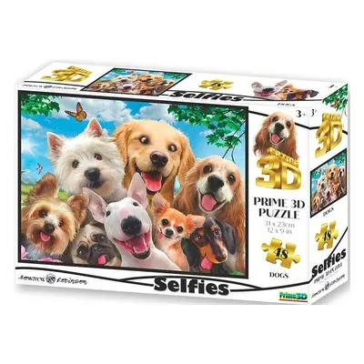 3D puzzle - Pes Selfie 48 ks