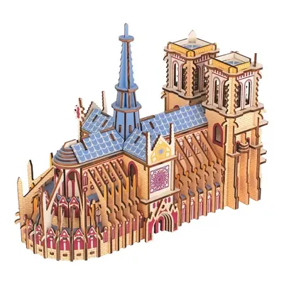 Woodcraft Dřevěné 3D puzzle Katedrála Notre-Dame