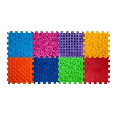 Ortek Masážní ortopedická podložka Puzzle "Mix" 8 prvků