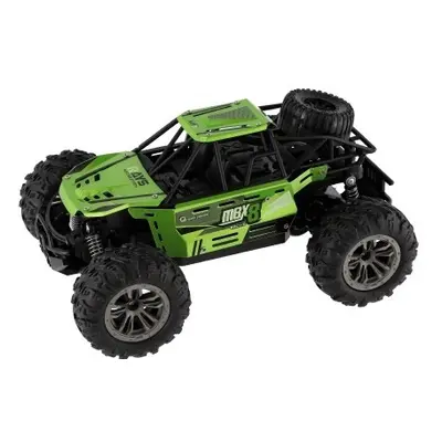 Auto RC buggy terénní zelené 22cm plast 2,4GHz na baterie + dobíjecí pack