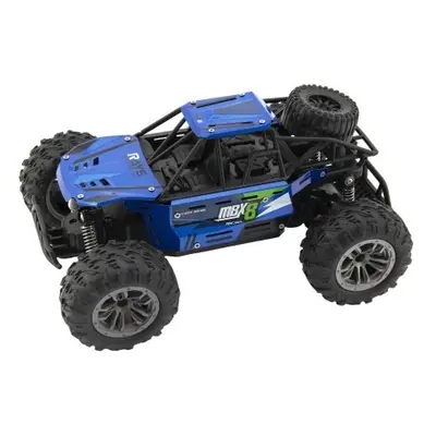 Auto RC buggy terénní modré 22cm plast 2,4GHz na baterie + dobíjecí pack