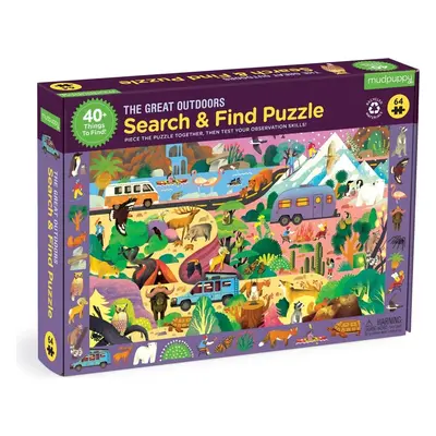 Mudpuppy Puzzle skládej a hledej Příroda 64 dílů