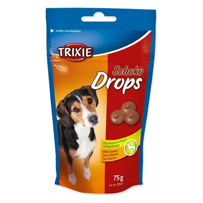 Pochoutka Trixie Dropsy čokoládové 75g