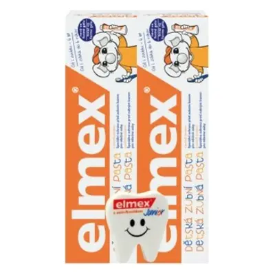 Elmex Dětský Duopack 2x50 ml + dárek (guma)