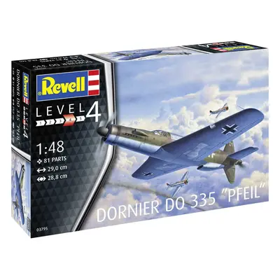 Plastikový modelový kit lietadla 03795 - Do335 Pfeil (1:48)