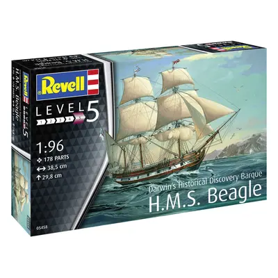 Plastikový modelový kit lode 05458 - H.M.S. Beagle (1:96)