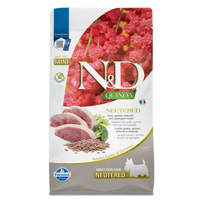 ND Dog GF Quinoa Adult Mini Neut. 2,5kg kuře, brokolice, špenát