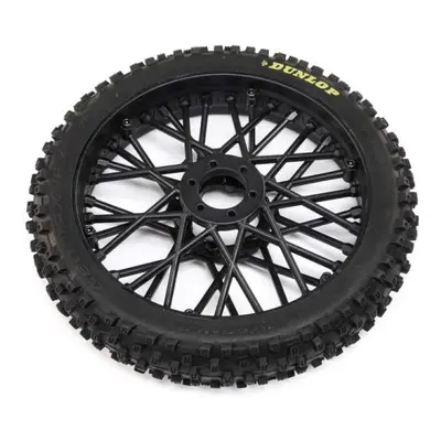 Losi kolo s pneu Dunlop MX53 přední, disk černý: PM-MX