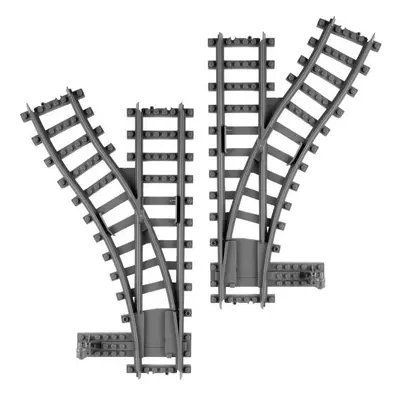 Stavebnice BLOXO koleje pro RAPPA vlaky a tramvaj - výhybka 2 ks