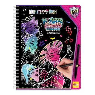 Monster High Vyškrabávací omalovánky Kamarádky navždy