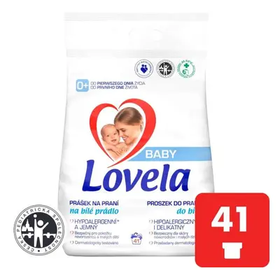 LOVELA Baby prášek na praní na bílé prádlo 4,1 kg / 41 pracích dávek