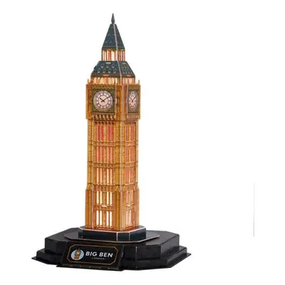 Puzzle 3D s LED Noční edice: Big Ben 32 dílků