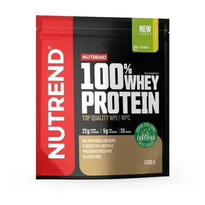 Nápoj Nutrend 100% WHEY PROTEIN 1000g ledová káva