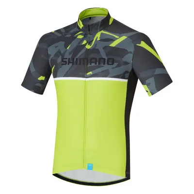 Dres krátký pánský Shimano TEAM žlutý