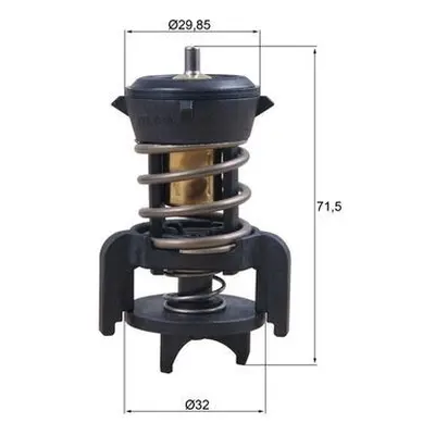 Termostat, chladivo MAHLE TX 251 94D