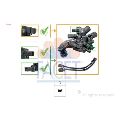 Termostat, chladivo FACET 7.8927K