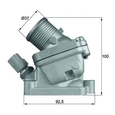 Termostat, chladivo MAHLE TH 36 90D