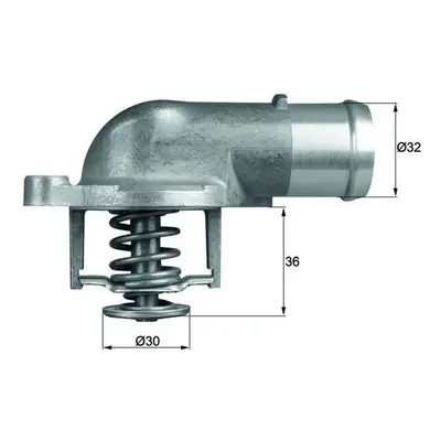 Termostat, chladivo MAHLE TI 212 87D