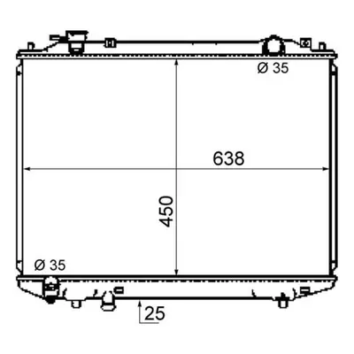 Chladič, chlazení motoru MAHLE CR 1746 000S