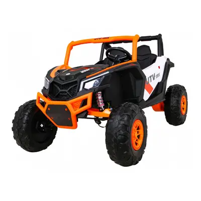 HračkyZaDobréKačky Elektrická čtyřkolka Buggy UTV-MX oranžovo-bílá