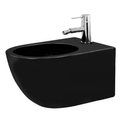 Závěsný bidet REA CARLO MINI, černá mat