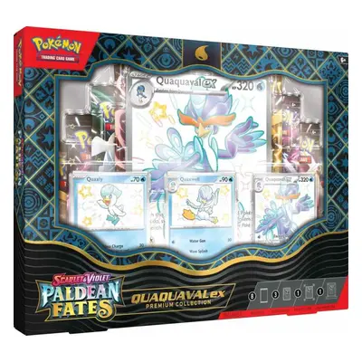 Pokémon tcg: sv4.5 paldean fates - premium collection quaquaval ex