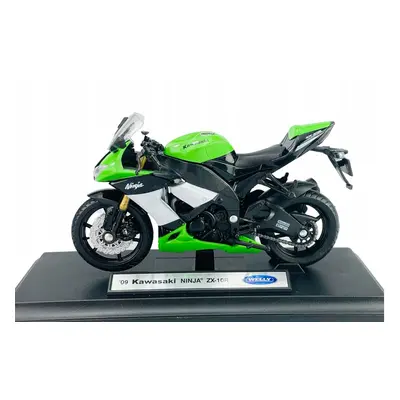 Kovový model motorky '09 kawasaki ninja zx-10r 1:18