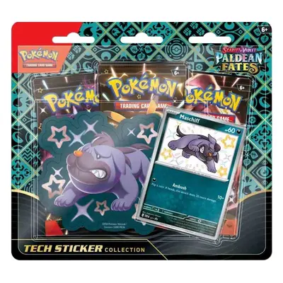 Pokémon tcg: scarlet & violet - paldean fates tech sticker collection maschiff