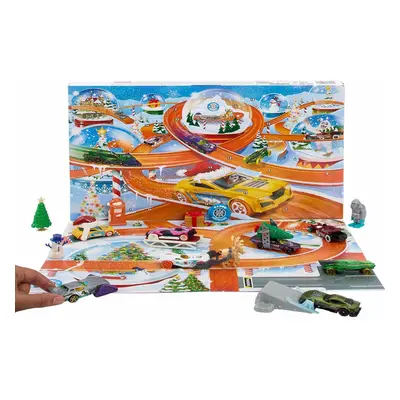 Mattel hot wheels adventní kalendář 2024, htg00