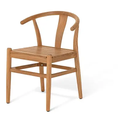 Tchibo - Designová teaková jídelní židle - barva: hnědá