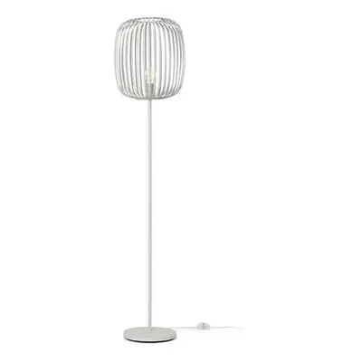 Tchibo - Kovová stojací lampa - barva: šedá